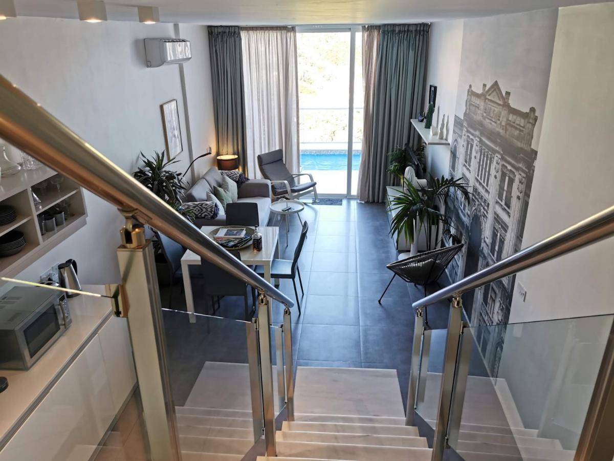 Duplex Maisonette With Heated P-Pool And Jacuzzi San Ġiljan Buitenkant foto